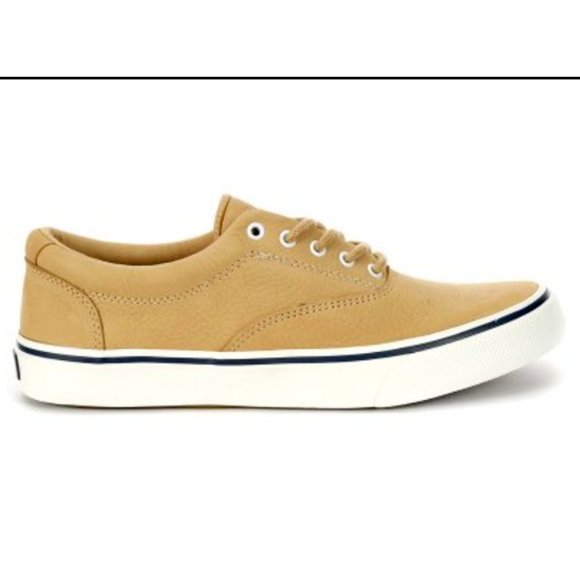 Sperry Men's Captain's CVO Washable Sneaker - Nubuck & Canvas Upper, Lightweight Rubber Sole